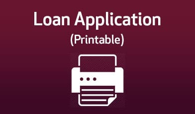 Loan Application - Printable